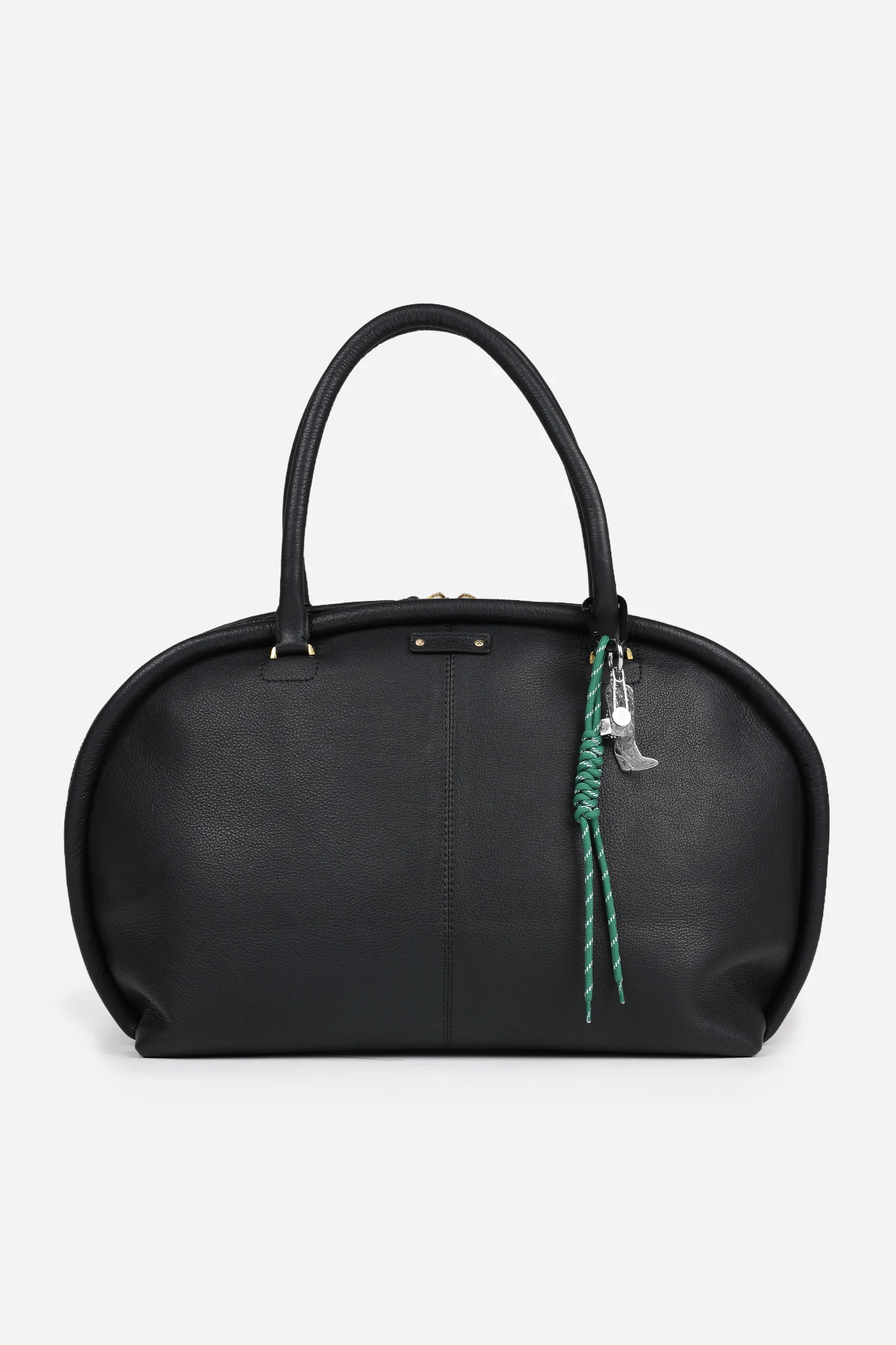 BRONX bag charm | silver/green - Image 3