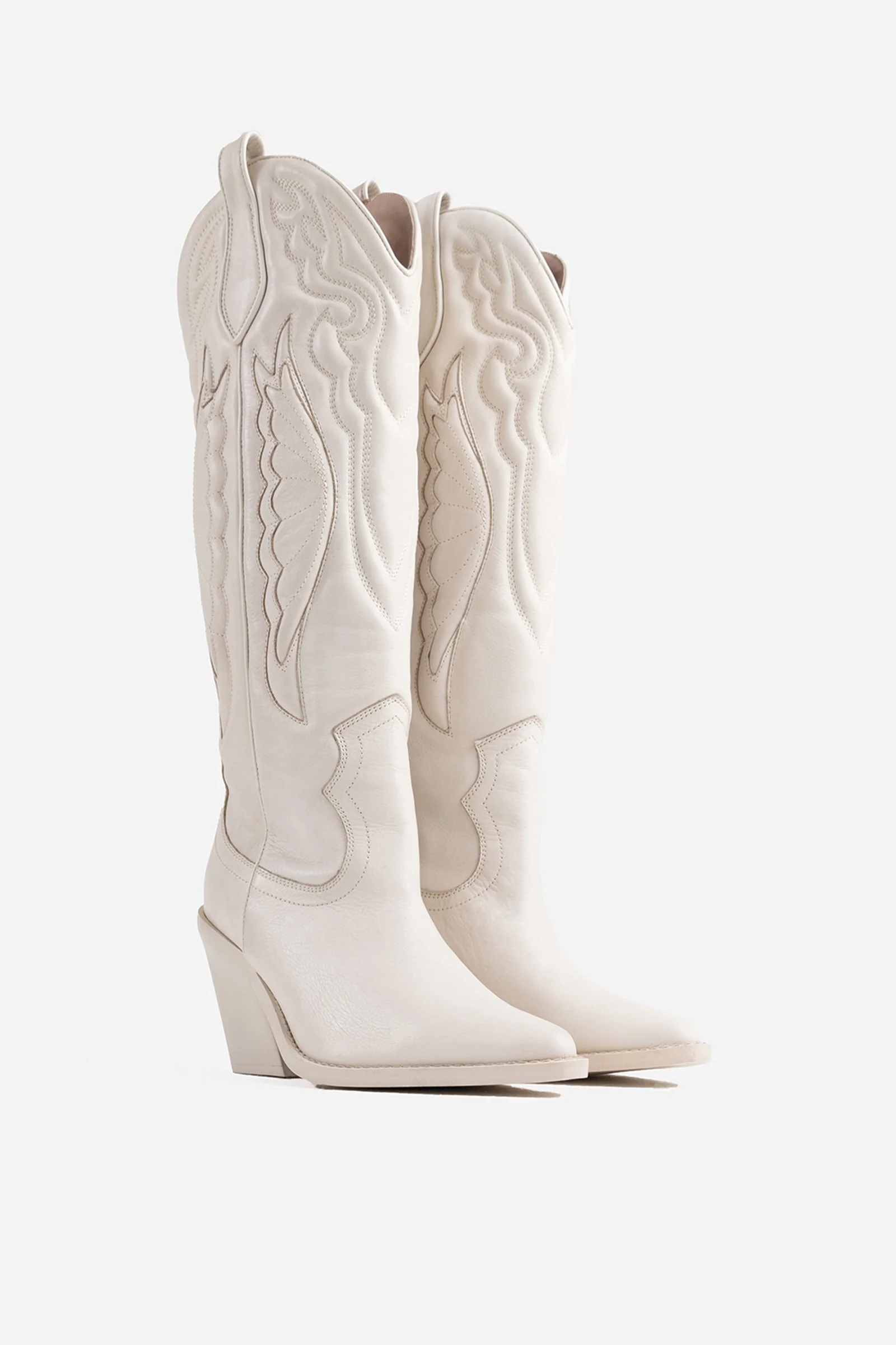 Western High Boot New-Kole | off white - Image 9